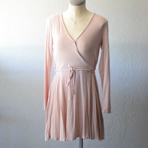DIVIDED Light Pink Cross body dress